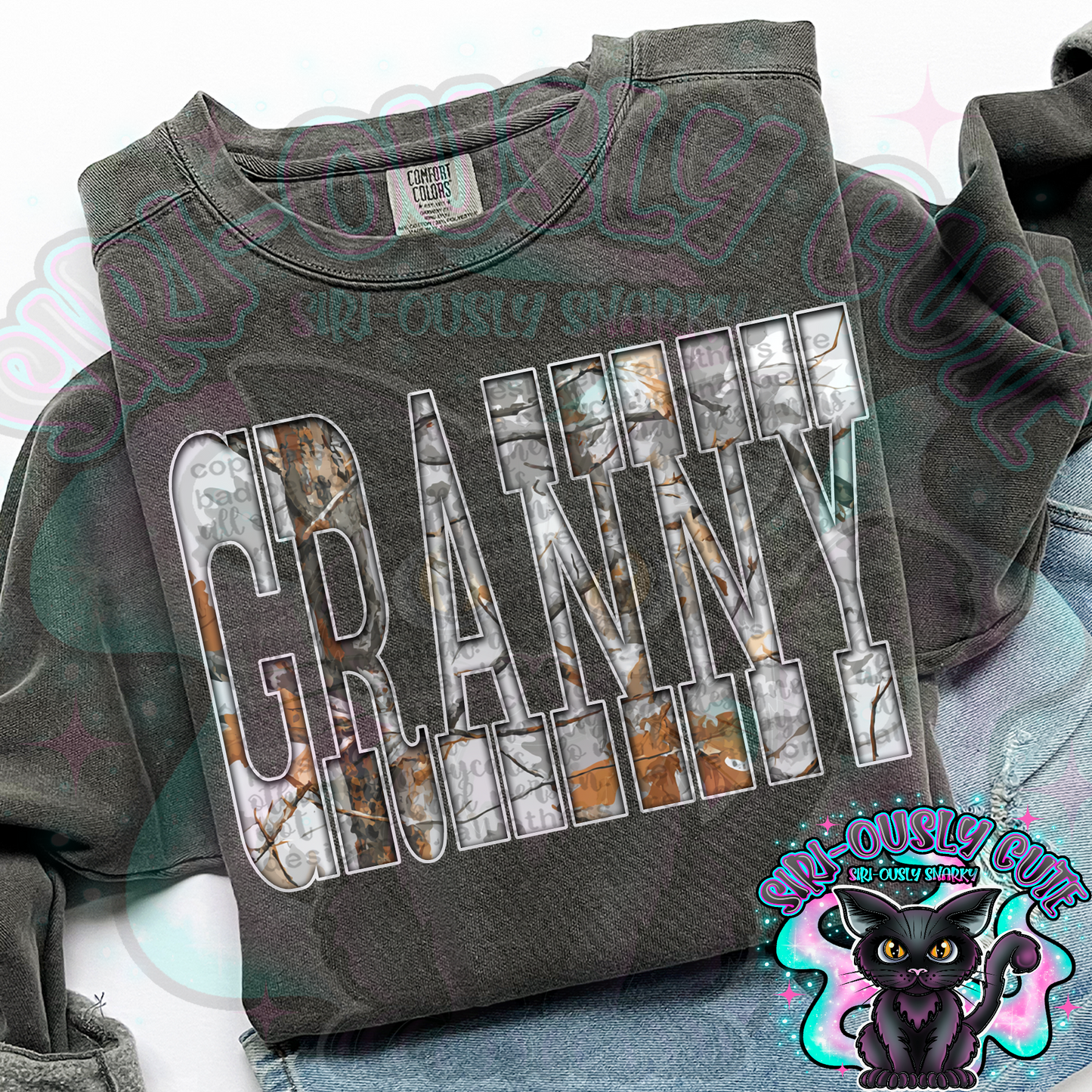 Gray Camo Granny
