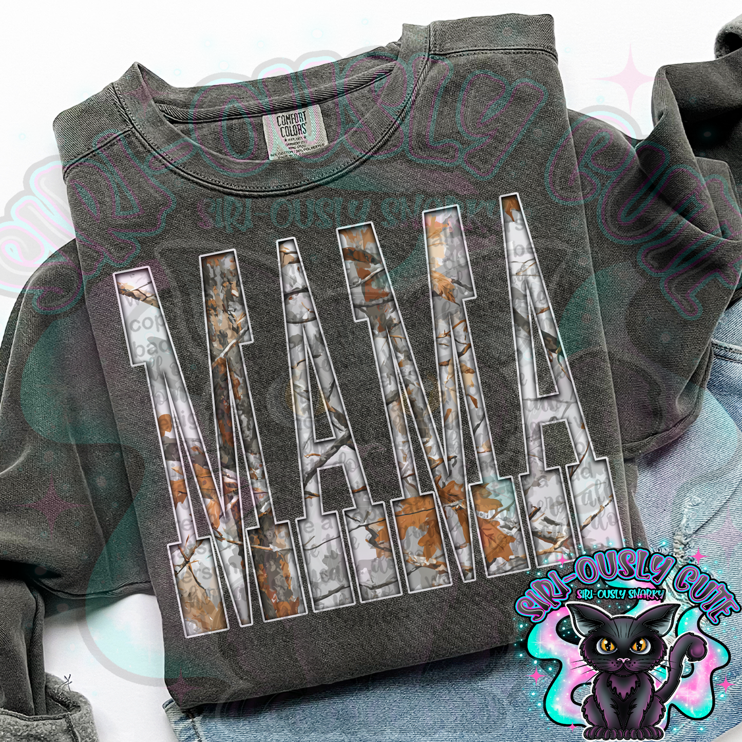 Gray Camo Mama
