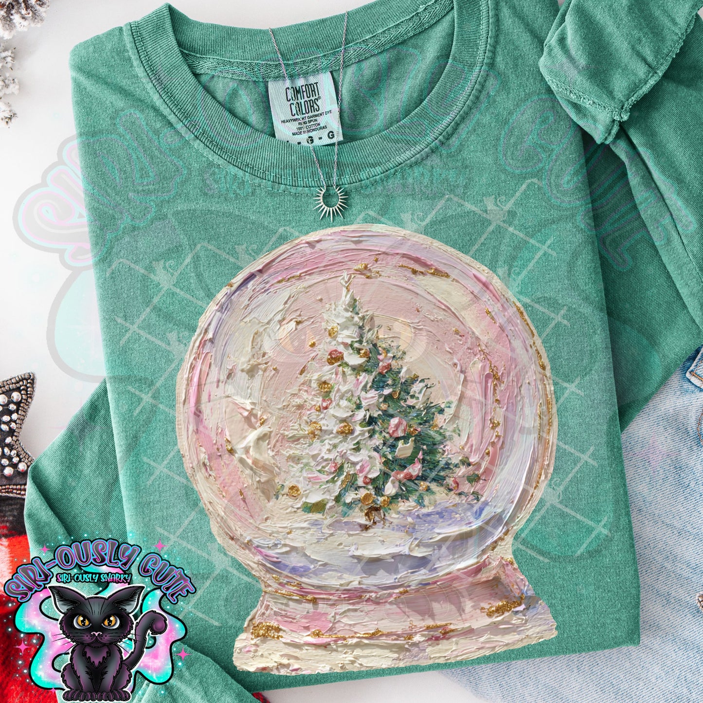 Hand Painted Snow Globe