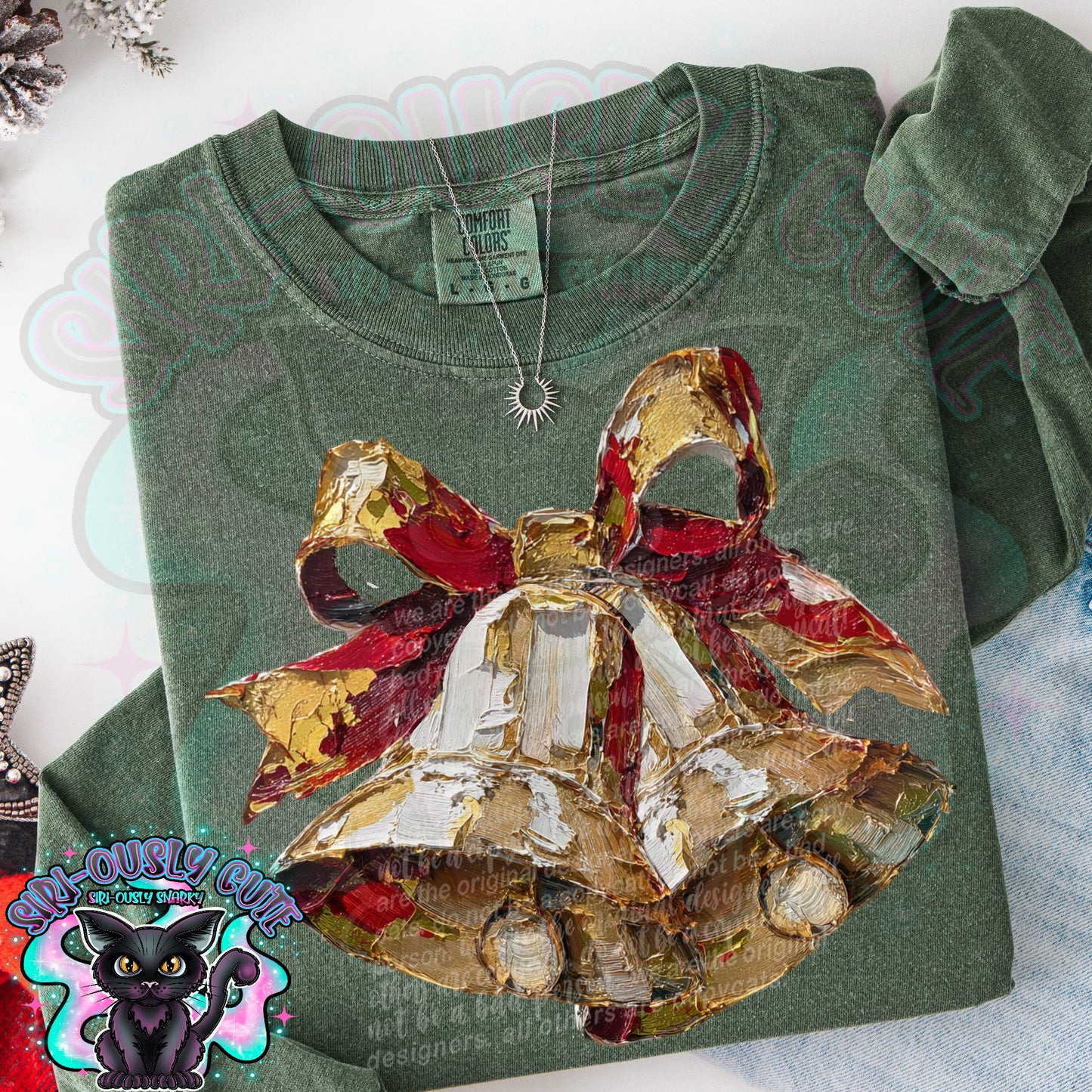 Hand painted Christmas Bells