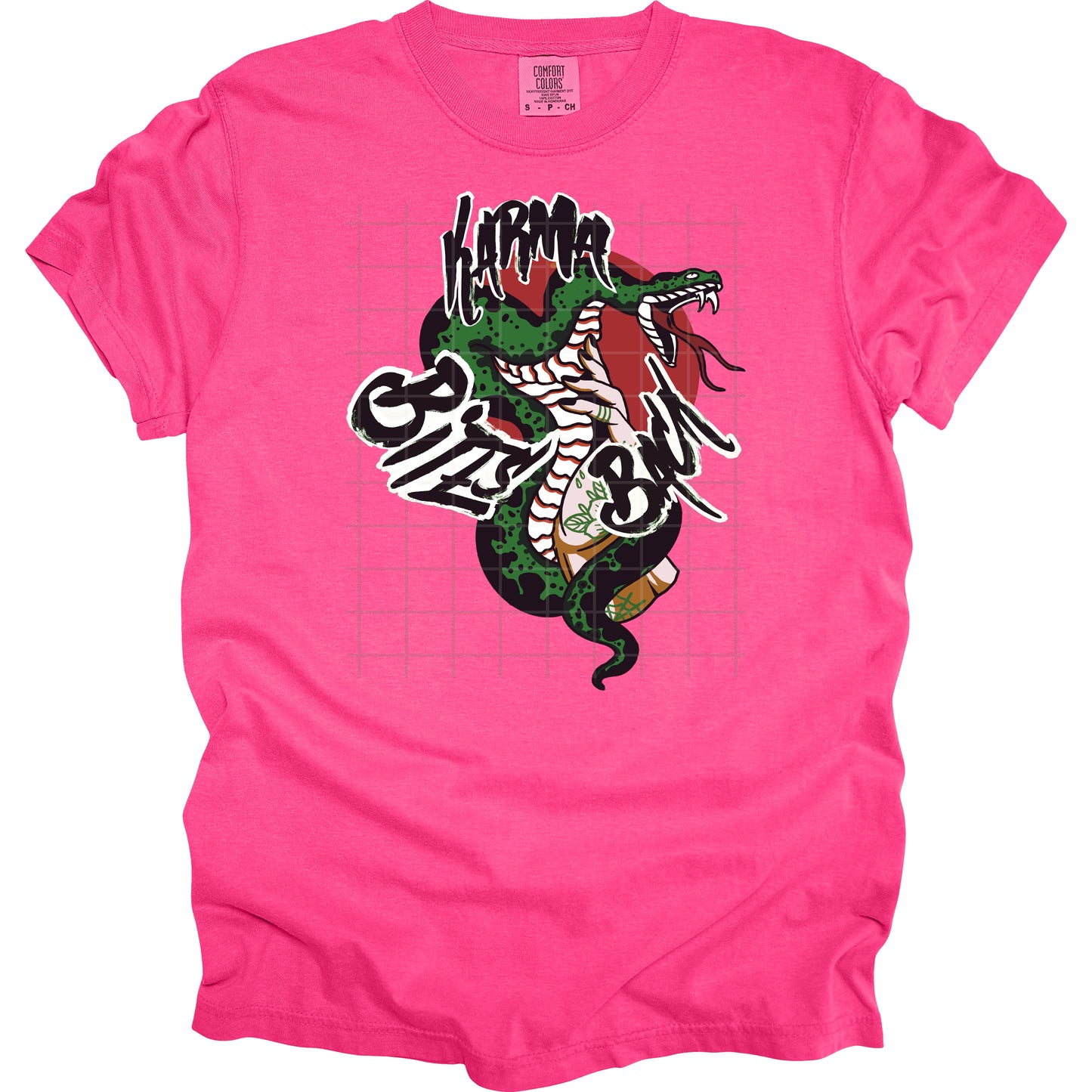 Karma Bites Back Green