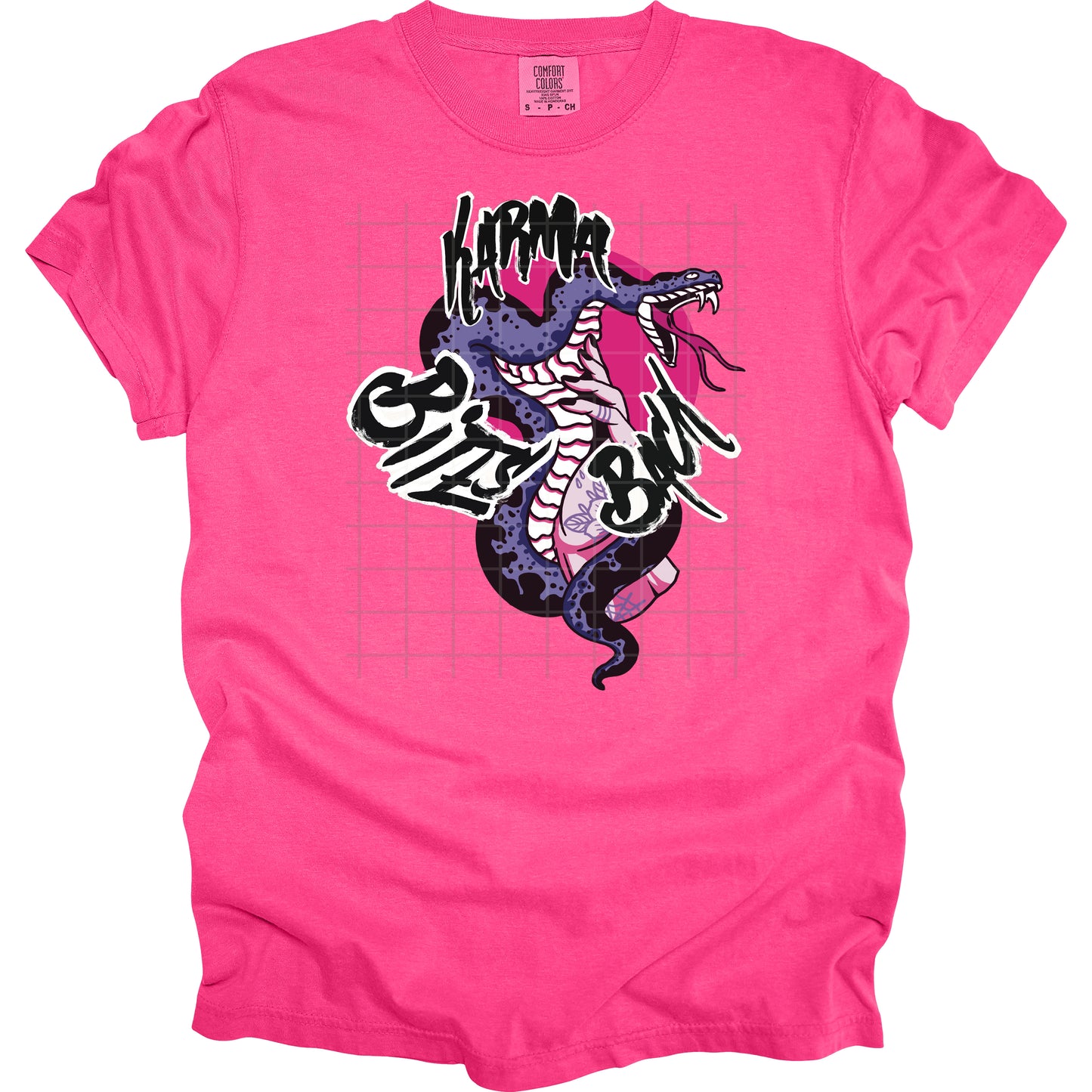 Karma Bites Back Pink