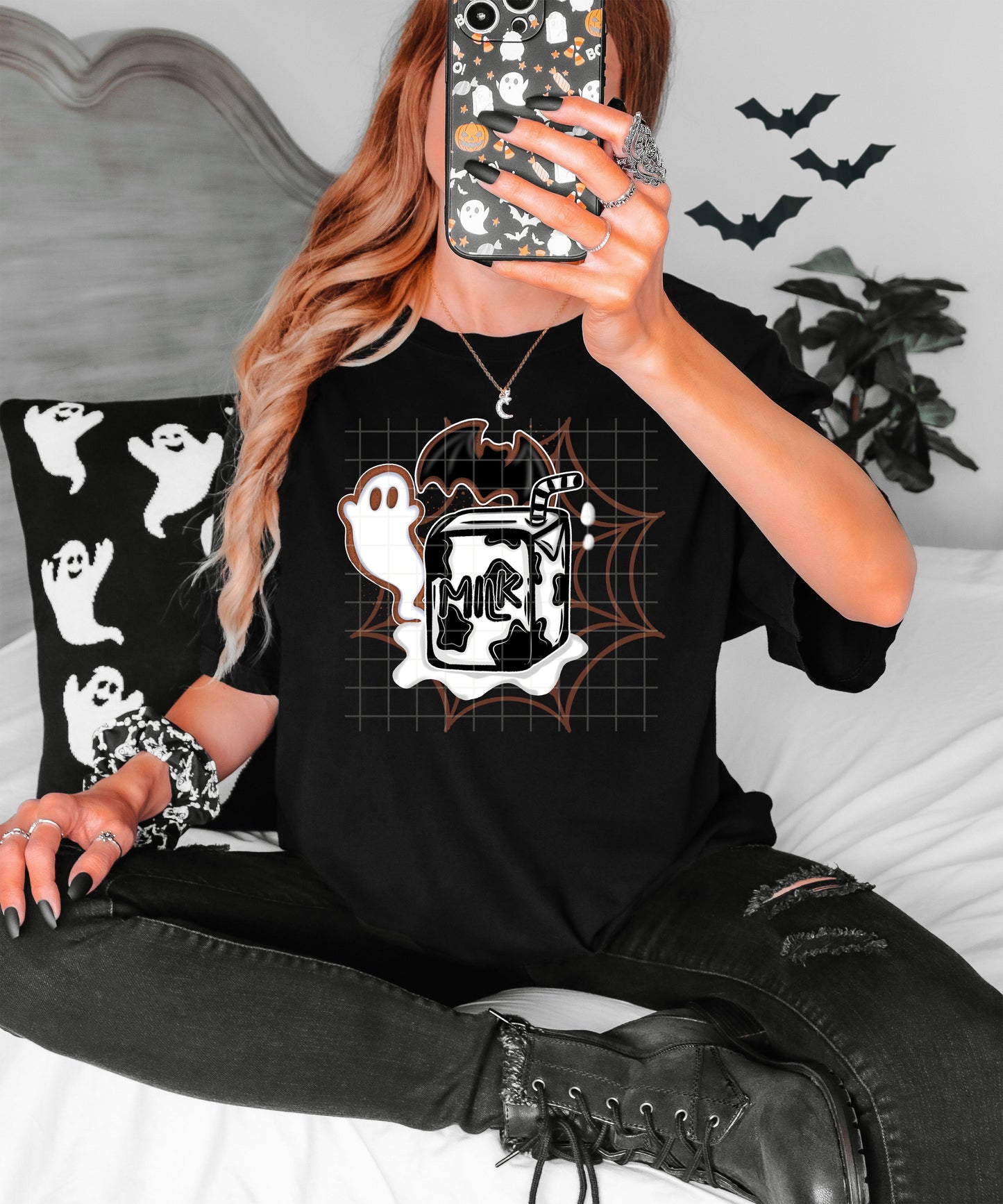 Spooky Food Cookies+Milk