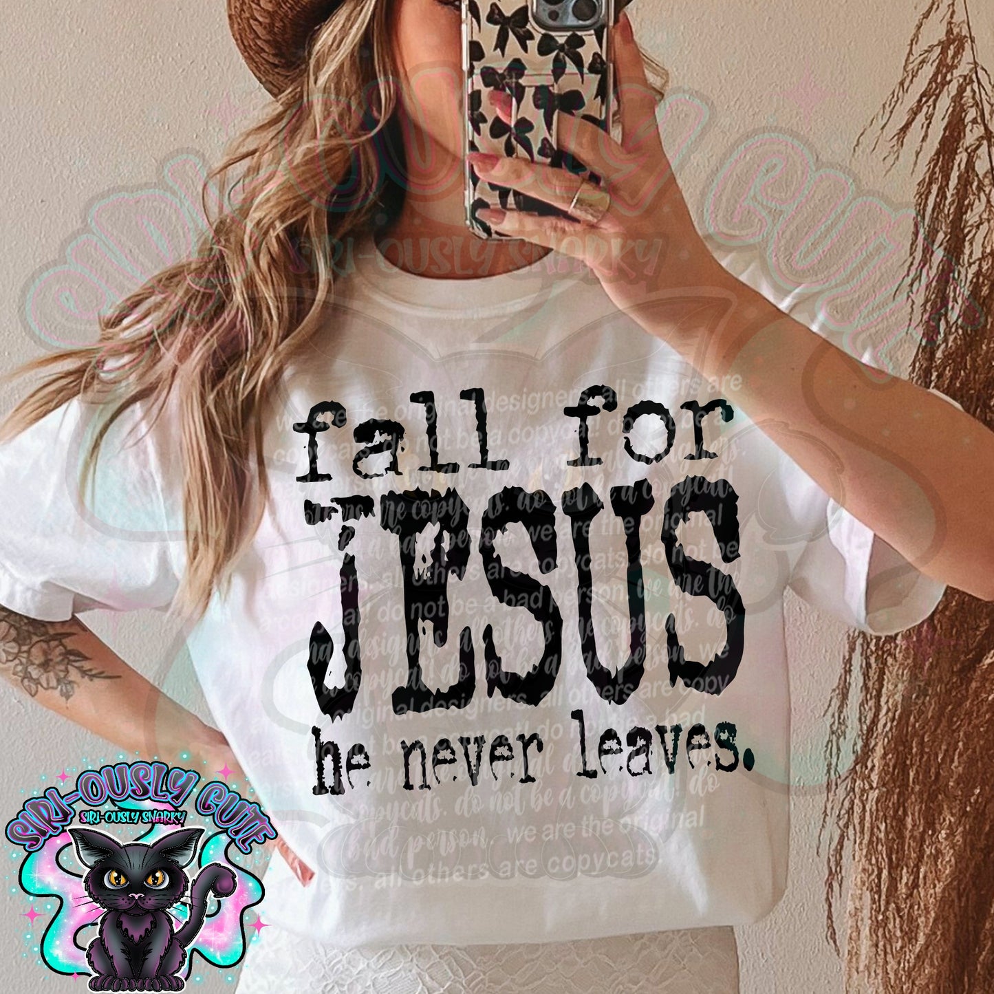 Typography Fall for Jesus
