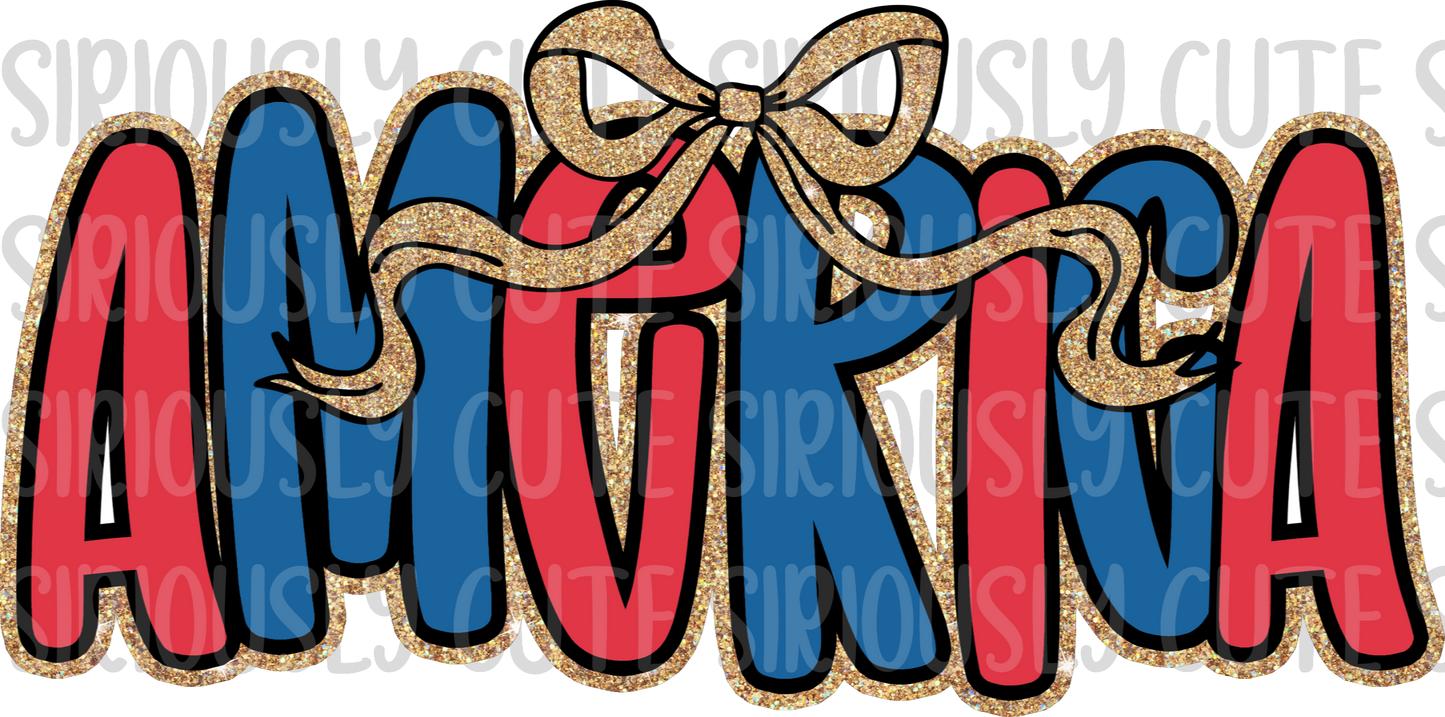 america with bow