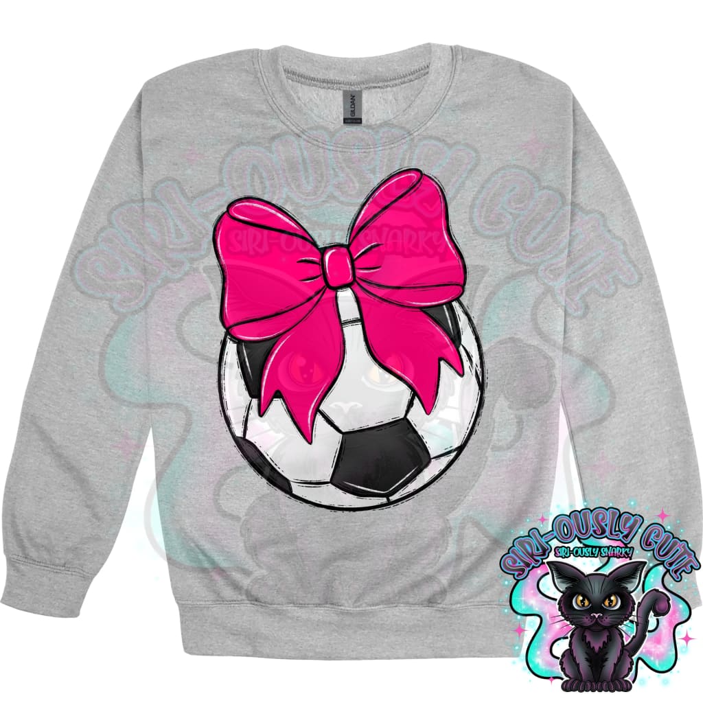 Balls and Bows Soccer Pink Mascot