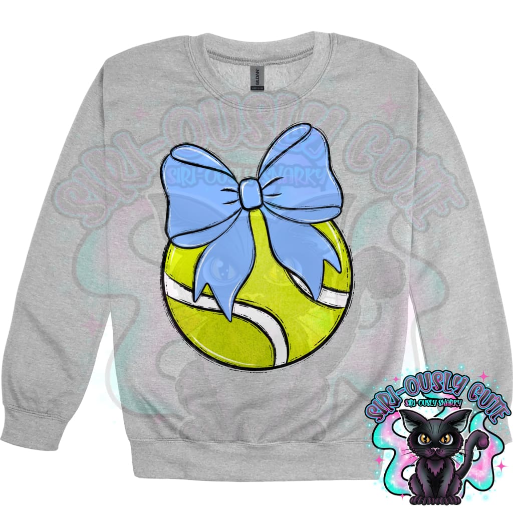 Balls and Bows Tennis Columbia Blue Mascot