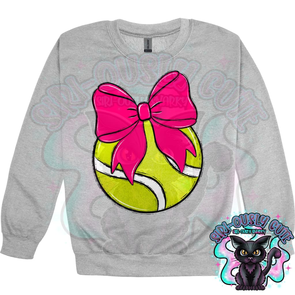 Balls and Bows Tennis Pink Mascot