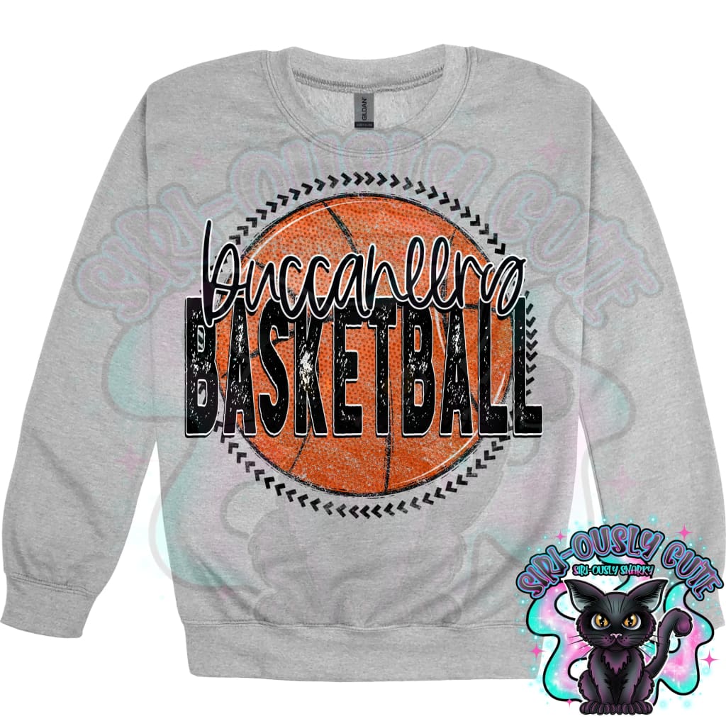 Basketball Grunge Circle Buccaneers Mascot