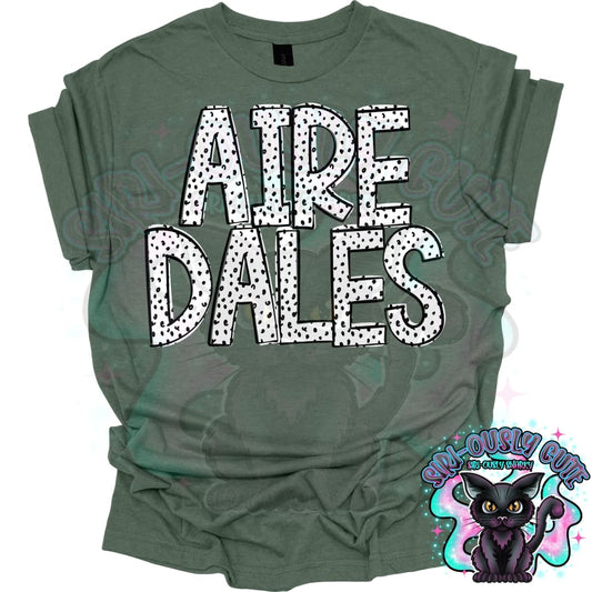 Black Dottie Loo Airedales Mascot