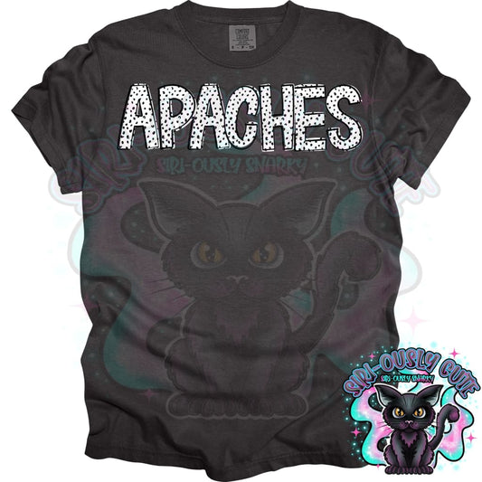 Black Dottie Loo Apaches 2 Mascot