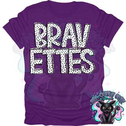 Black Dottie Loo Bravettes Mascot