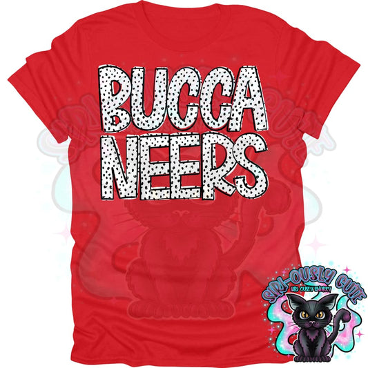 Black Dottie Loo Buccaneers Mascot