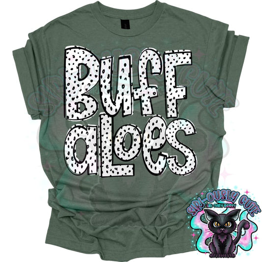 Black Dottie Loo Buffaloes Mascot