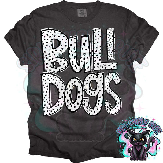 Black Dottie Loo Bulldogs Mascot