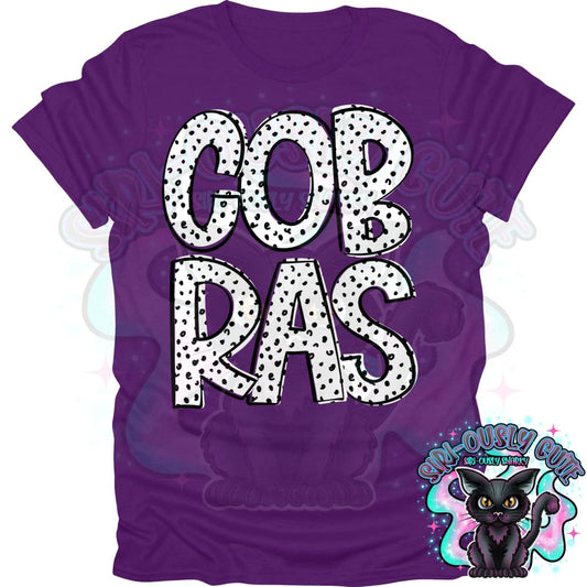 Black Dottie Loo Cobras Mascot