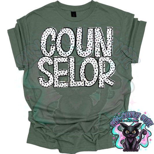 Black Dottie Loo Counselor Mascot