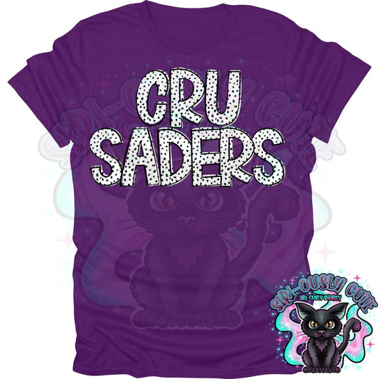 Black Dottie Loo Crusaders 2 Mascot