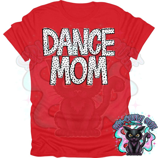 Black Dottie Loo Dance Mom Mascot