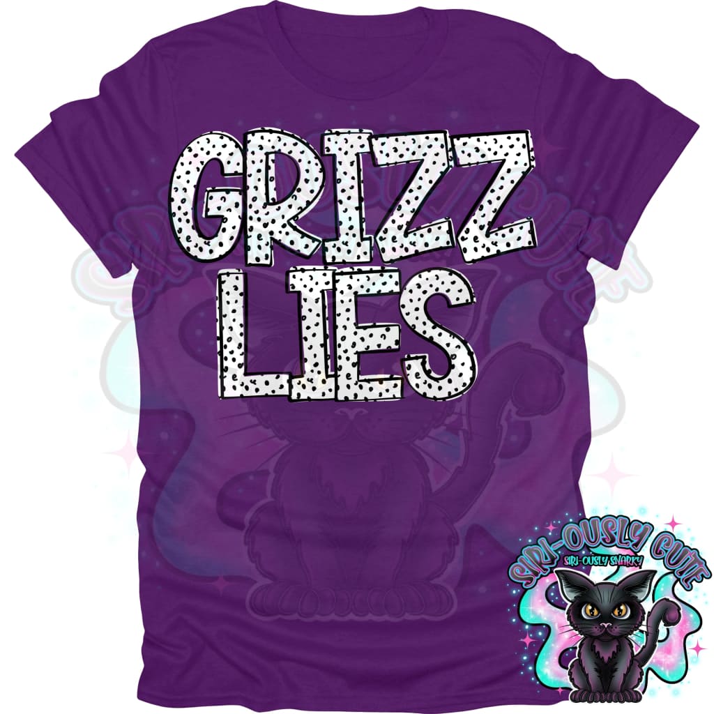 Black Dottie Loo Grizzlies Mascot
