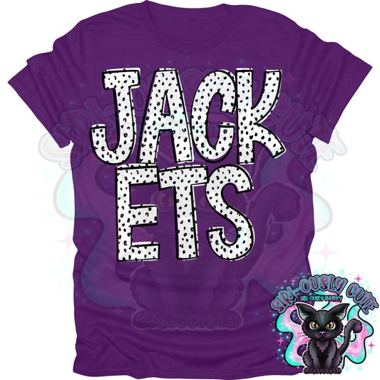 Black Dottie Loo Jackets Mascot