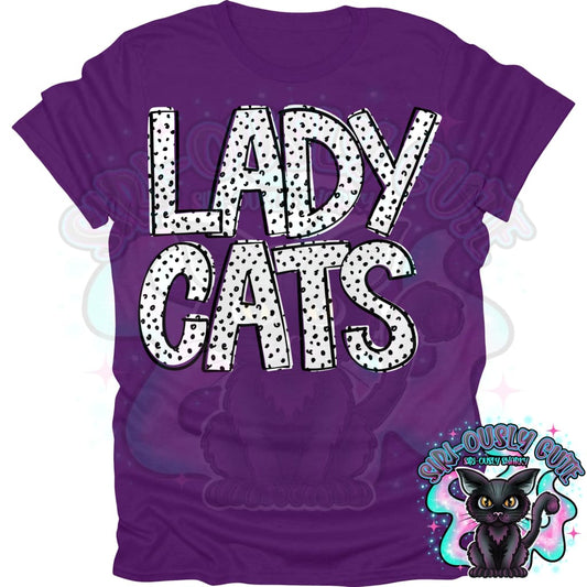 Black Dottie Loo Lady Cats Mascot