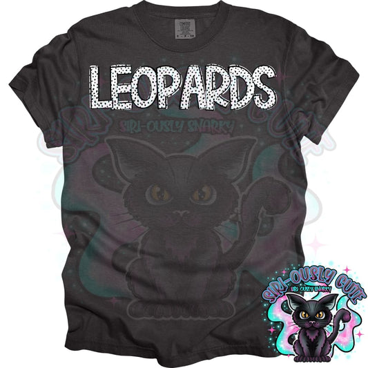 Black Dottie Loo Leopards 2 Mascot