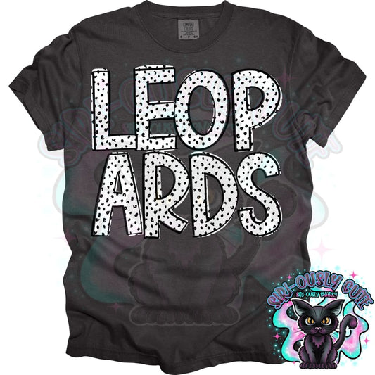 Black Dottie Loo Leopards Mascot