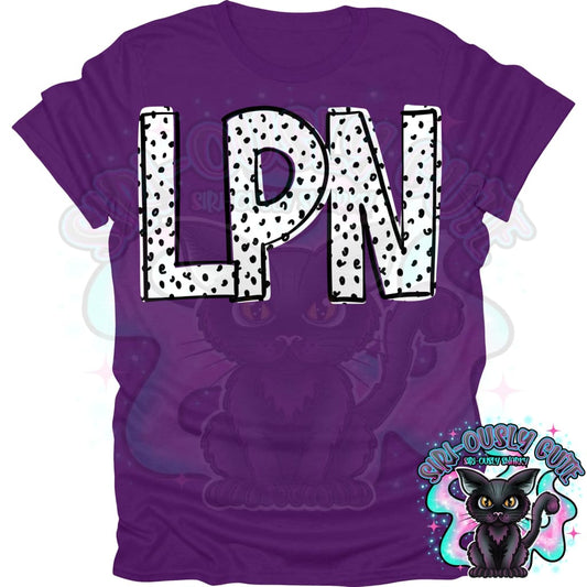 Black Dottie Loo LPN Clothing