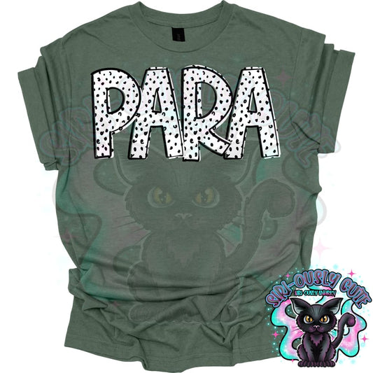 Black Dottie Loo Para 3 Clothing