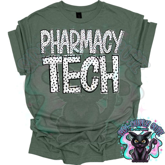 Black Dottie Loo Pharmacy Tech Clothing