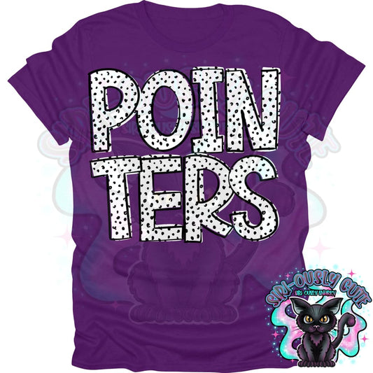 Black Dottie Loo Pointers Mascot