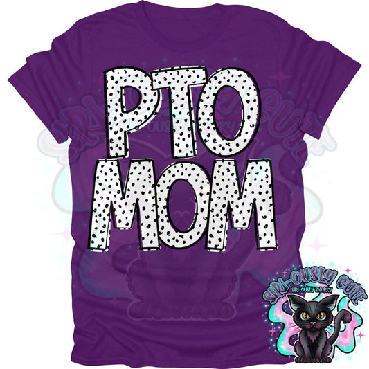 Black Dottie Loo PTO MOM Mascot