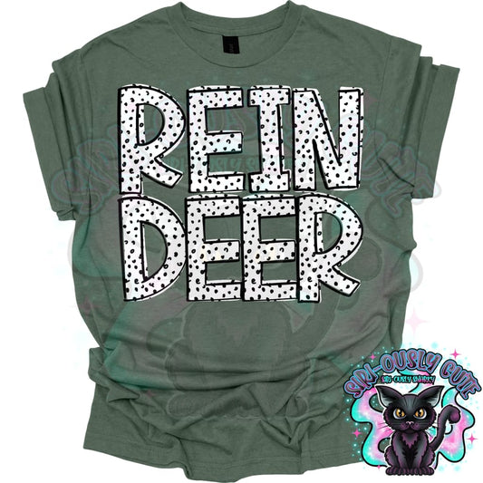 Black Dottie Loo REINDEER Mascot