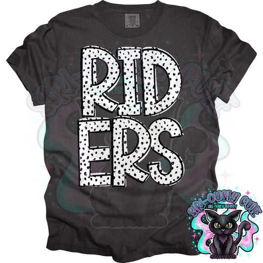 Black Dottie Loo Riders Mascot