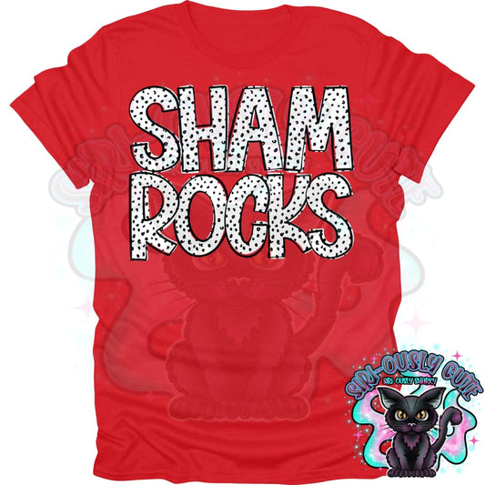 Black Dottie Loo Shamrocks Mascot