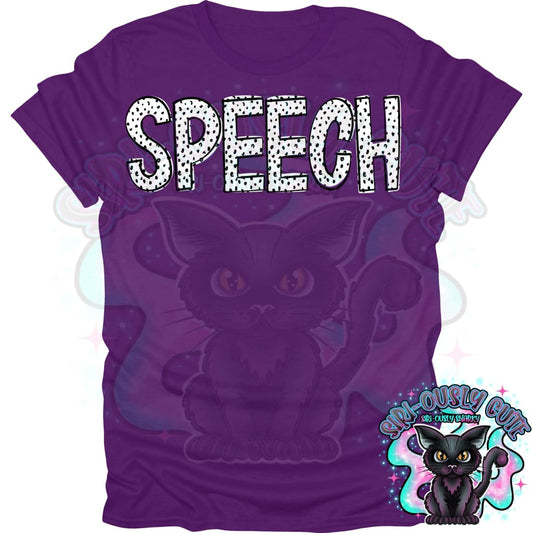 Black Dottie Loo Speech 2 Clothing