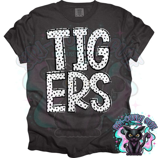 Black Dottie Loo Tigers Mascot