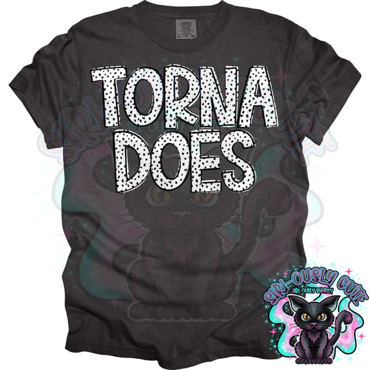 Black Dottie Loo Tornadoes Mascot