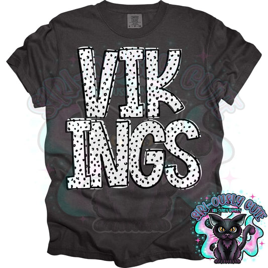 Black Dottie Loo Vikings Mascot