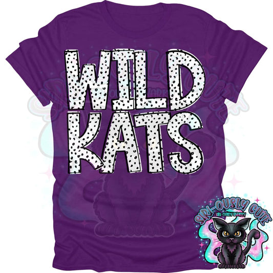 Black Dottie Loo WildKats Mascot