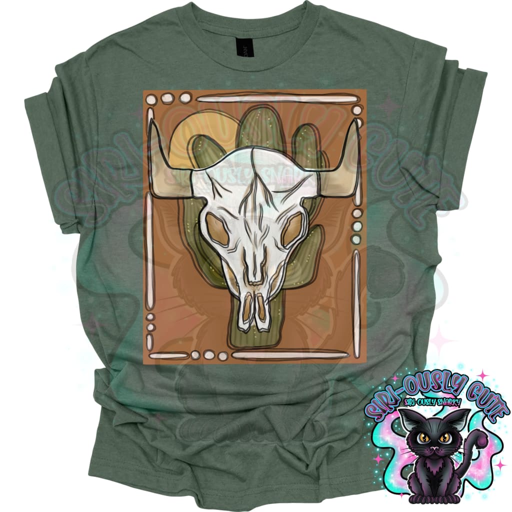 Boho cow skull Clothing
