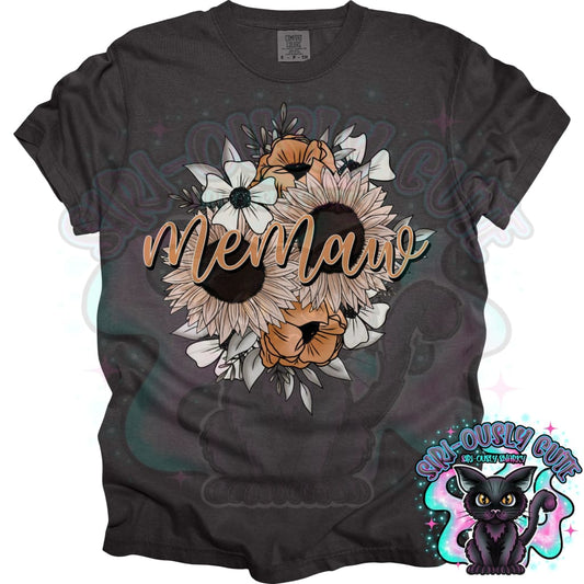 Boho Floral Memaw Clothing