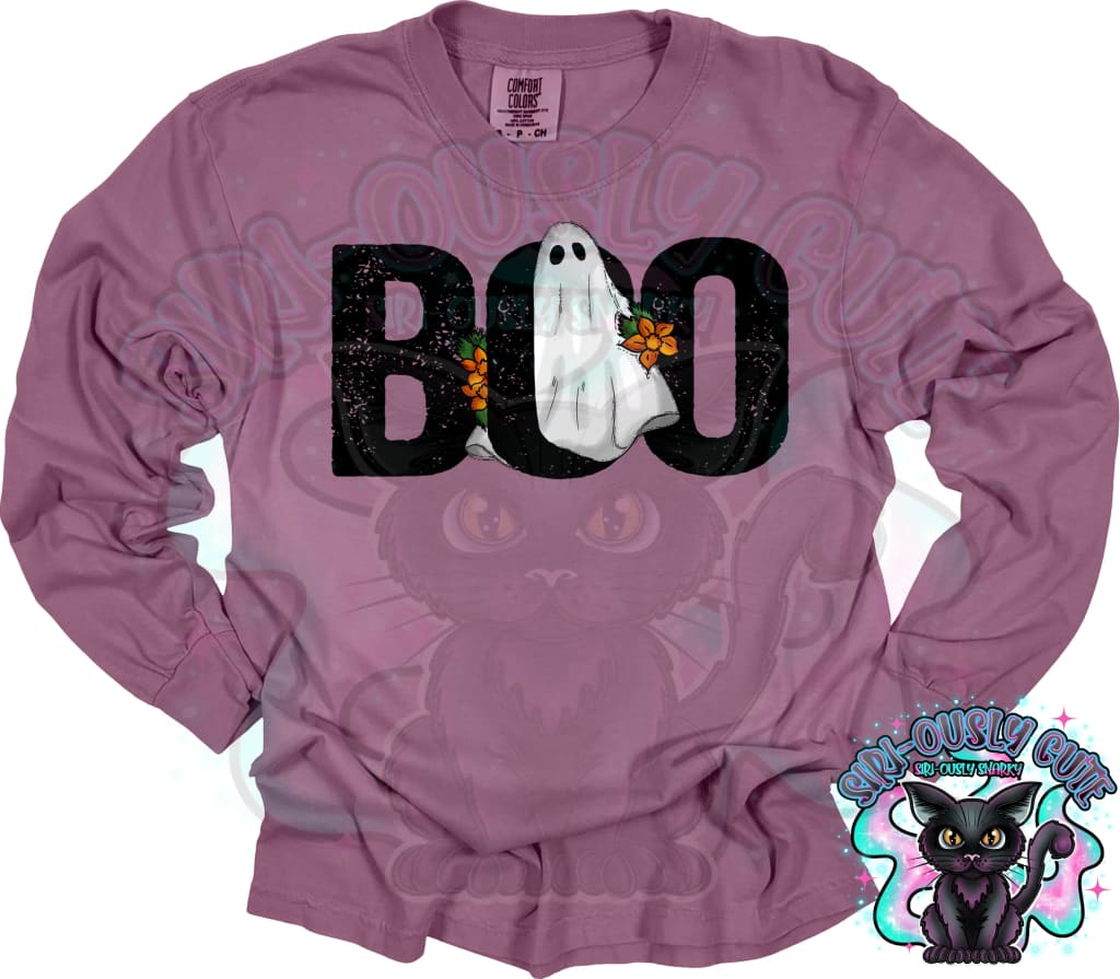 Boo Ghost with Flowers Clothing