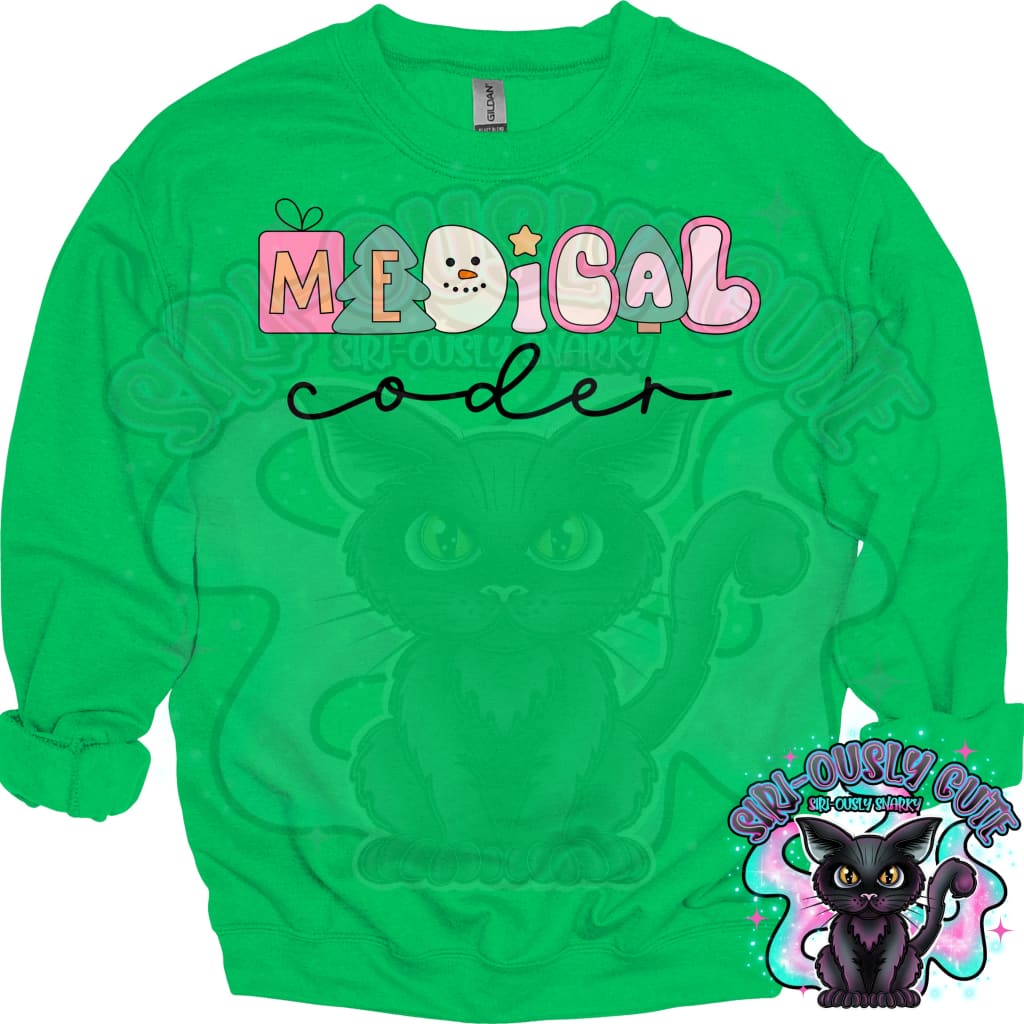Bubble Christmas Medical Coder Clothing