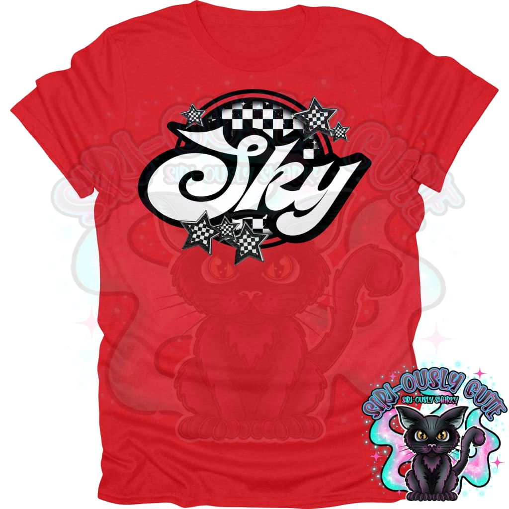 Checker Mascot Sky Mascot