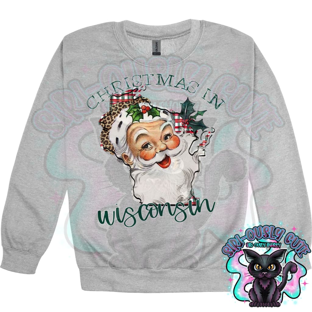 Christmas in State Name Santa State