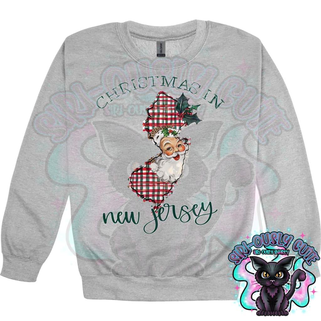 Christmas in State Name Santa State