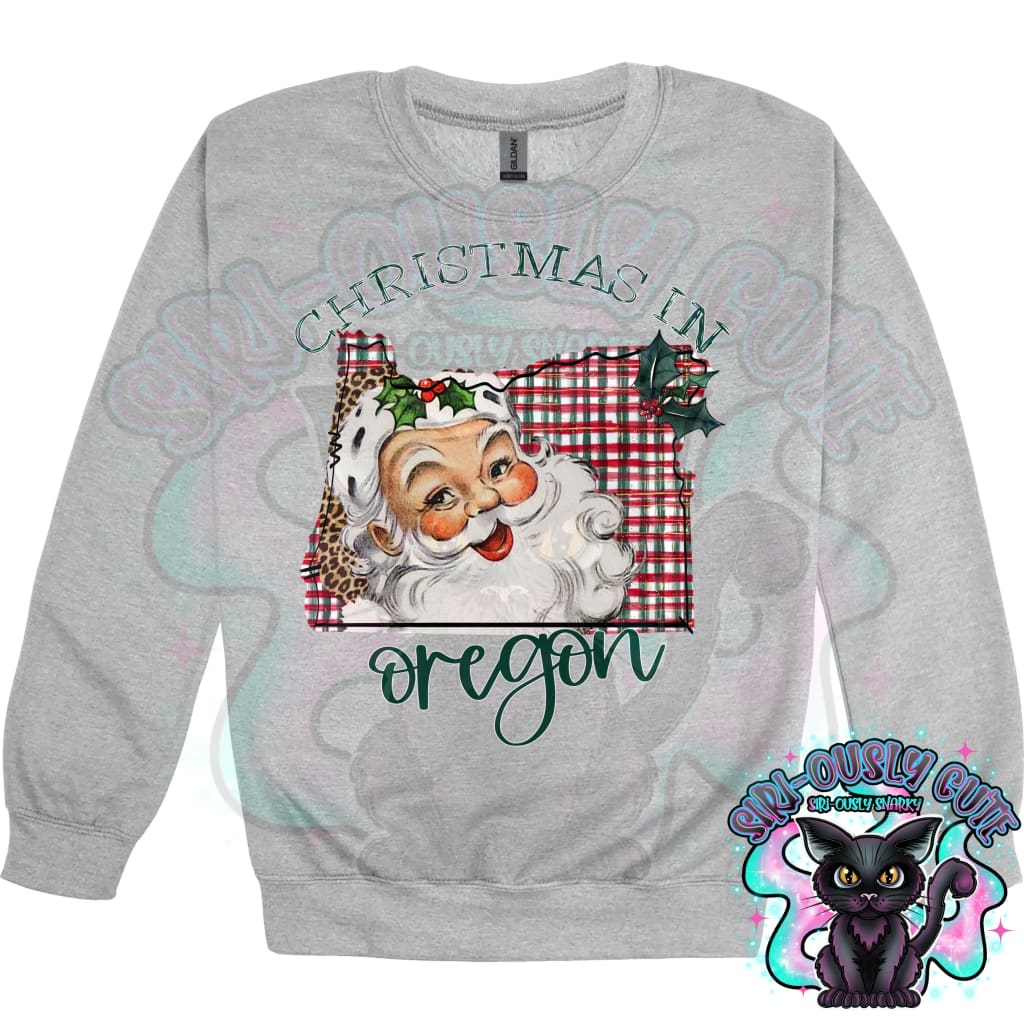 Christmas in State Name Santa State