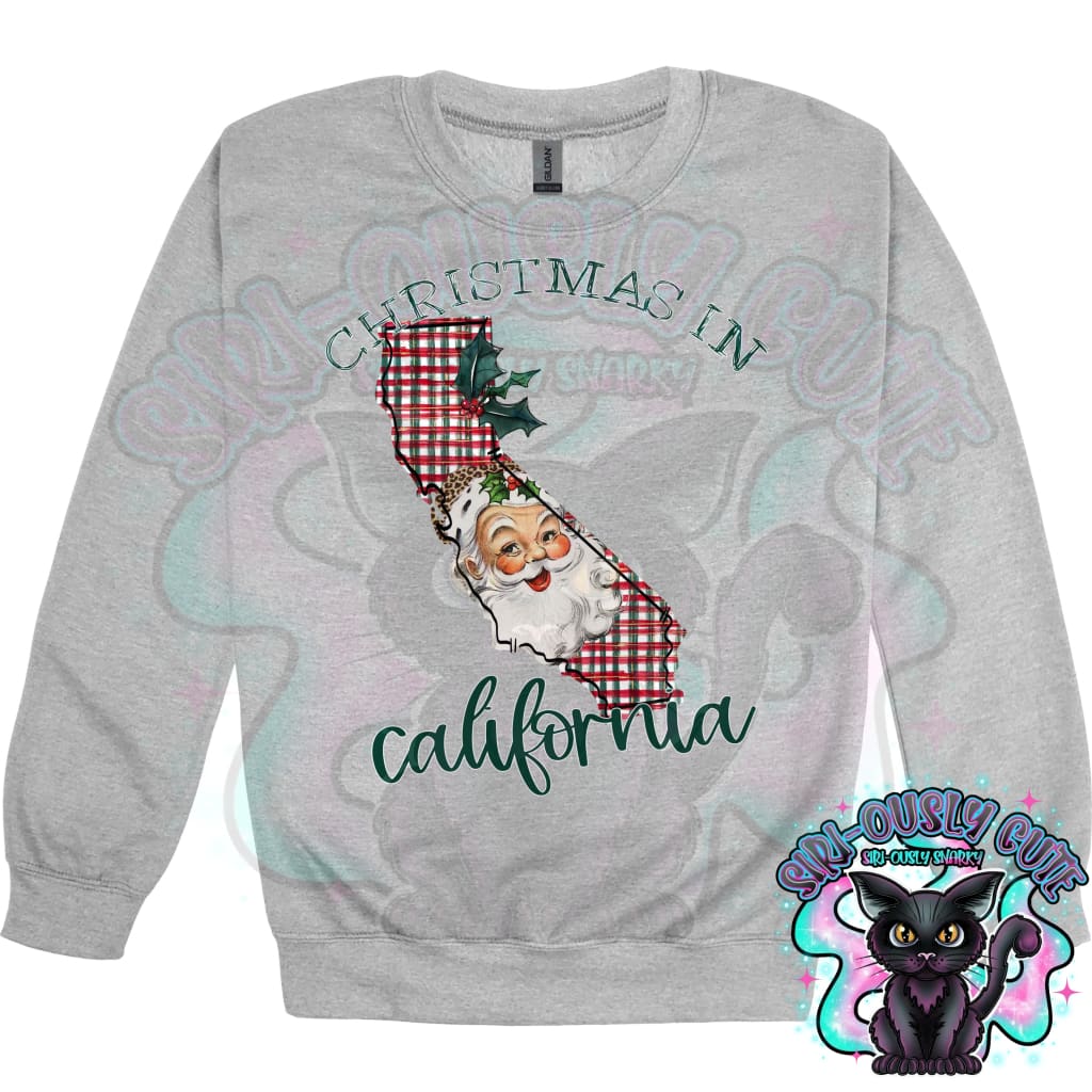 Christmas in State Name Santa State